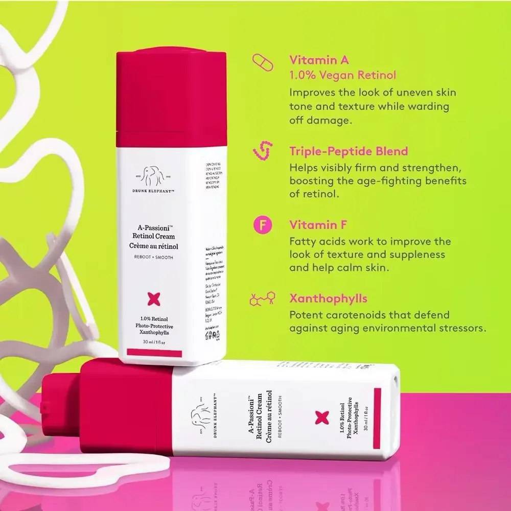 Drunk Elephant A-Passioni Retinol Cream 1oz
